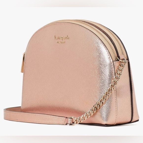 kate spade Handbags - Kate Spade New York Spencer Metallic Double Zip Crossbody